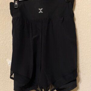 Workout Shorts with Mesh Trim